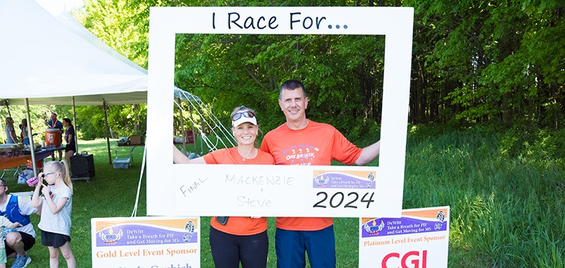 Michigan Community Raises $120,000 for PHA Over 13 Years MelindaSteveRummel_wide