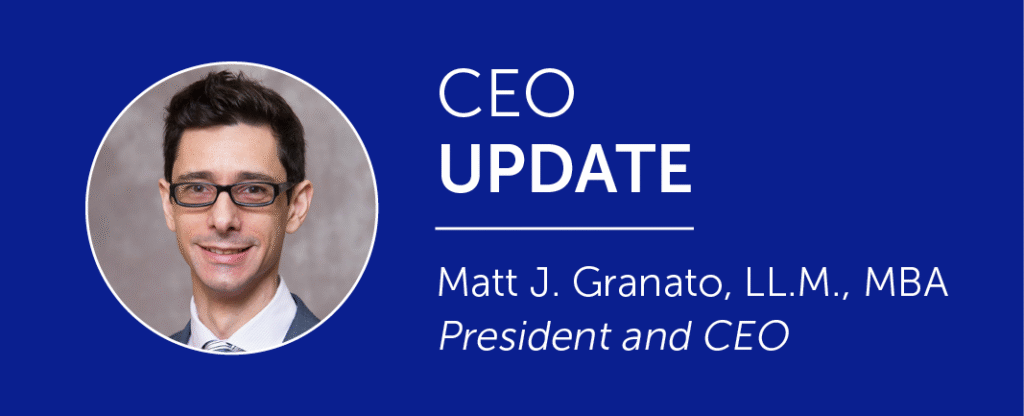 CEO Update: Seeking New Possibilities in a New Year CEO Update Matt