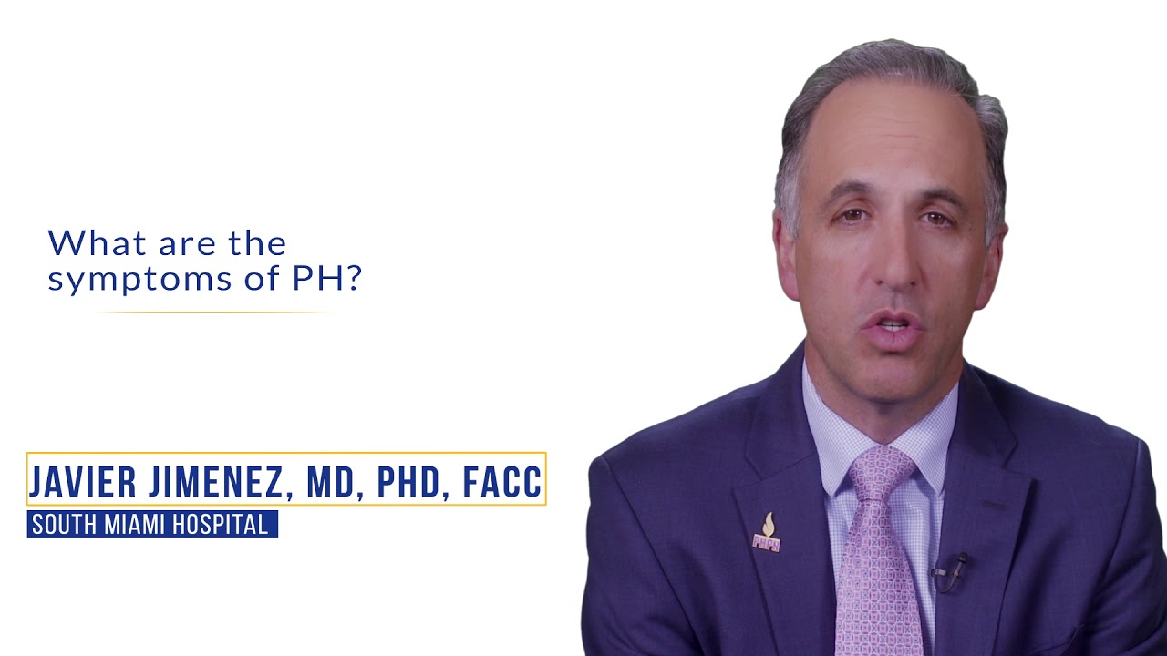 What are the symptoms of PH?