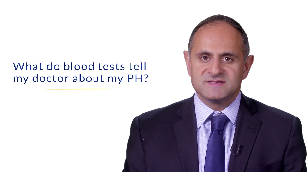 What do blood tests tell my doctor about my PH?