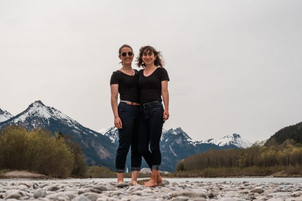 Post-Transplant Life is an Unexpected Adventure From left, Kathleen and Monica in German Alps with help from self-timer