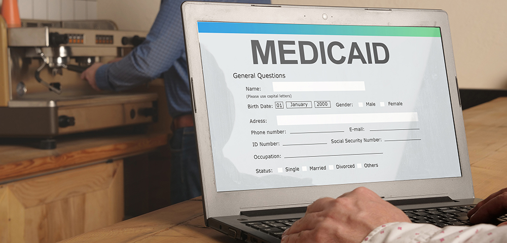 Urge Congress to Preserve Medicaid, CHIP, NIH Funding Conceptual photo is showing a hand written text Medicaid