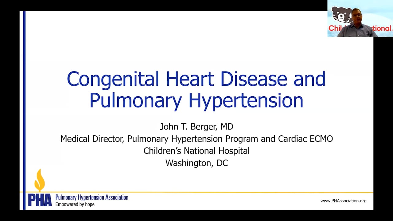 Congenital Heart Disease and Pulmonary Hypertension