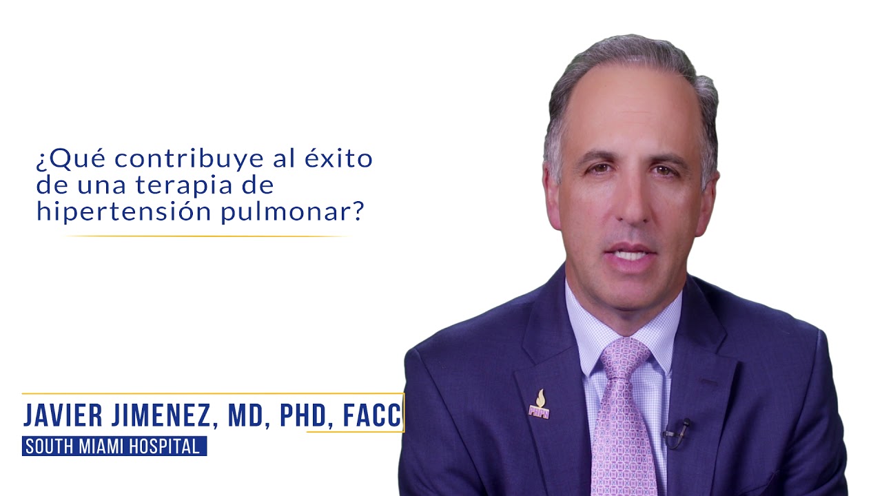 ¿Qué contribuye al éxito de una terapia de hipertensión pulmonar?