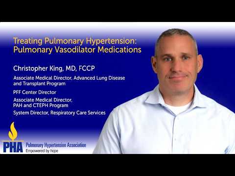 Treating Pulmonary Hypertension: Pulmonary Vasodilator Medications