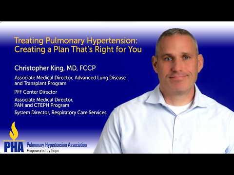 Treating Pulmonary Hypertension: Creating a Plan That's Right for You